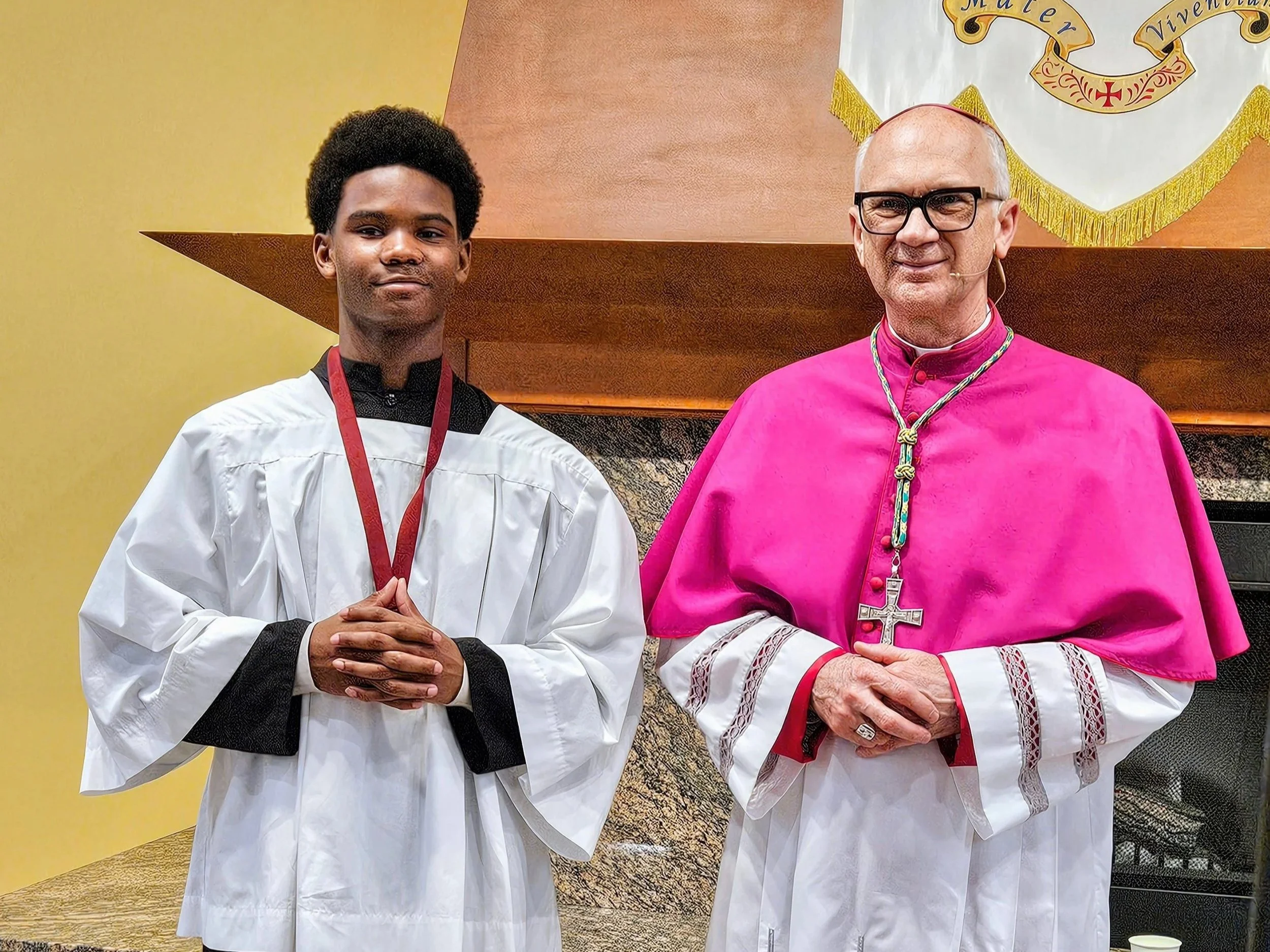 Congratulations Pharoah: 2026 Bishop’s Altar Server Award Recipient