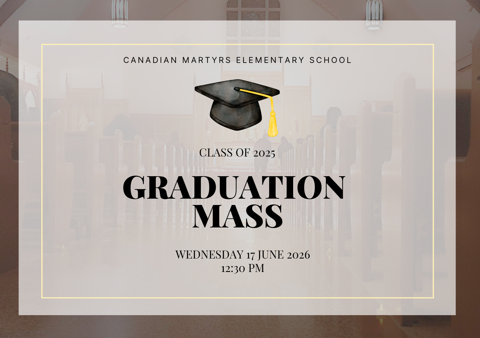 CMCES Graduation Mass