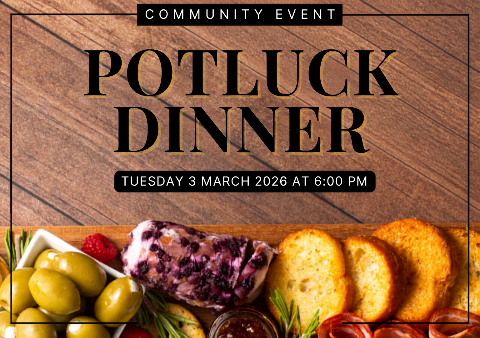 Community Potluck With Bishop Labrowski
