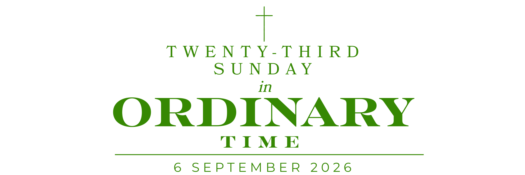 Twenty-Third Sunday in Ordinary Time