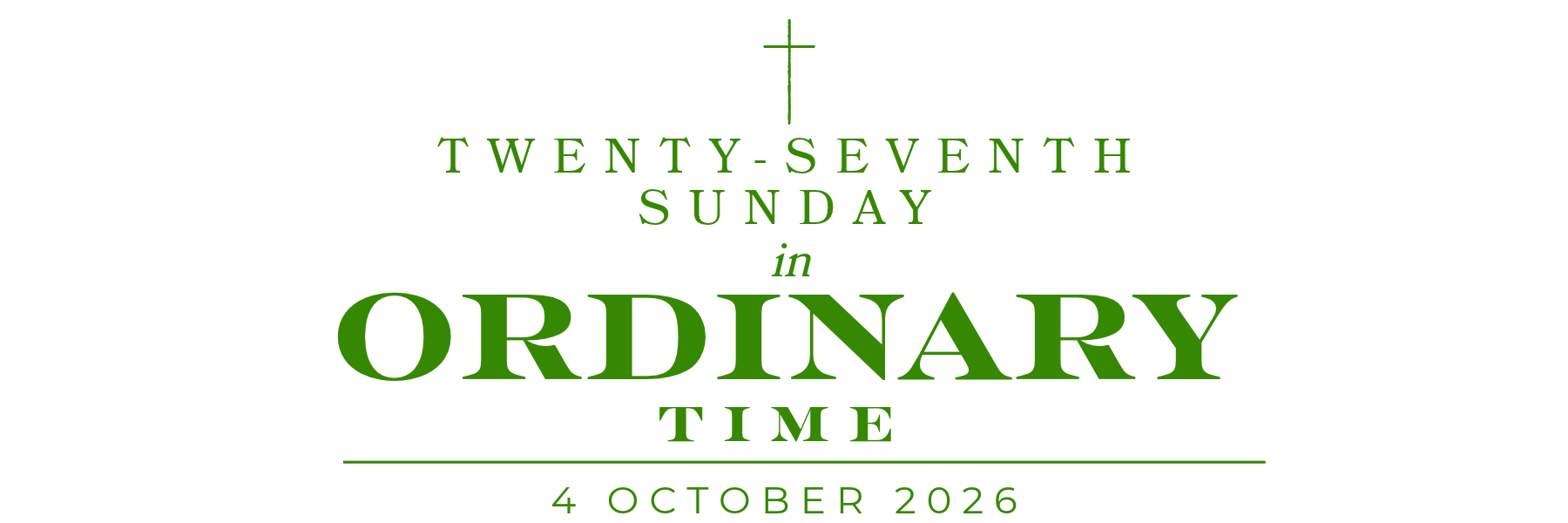 Twenty-Seventh Sunday in Ordinary Time