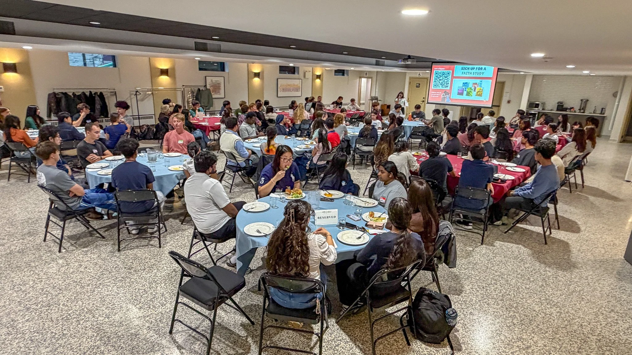 First Student Dinner of the Academic Year