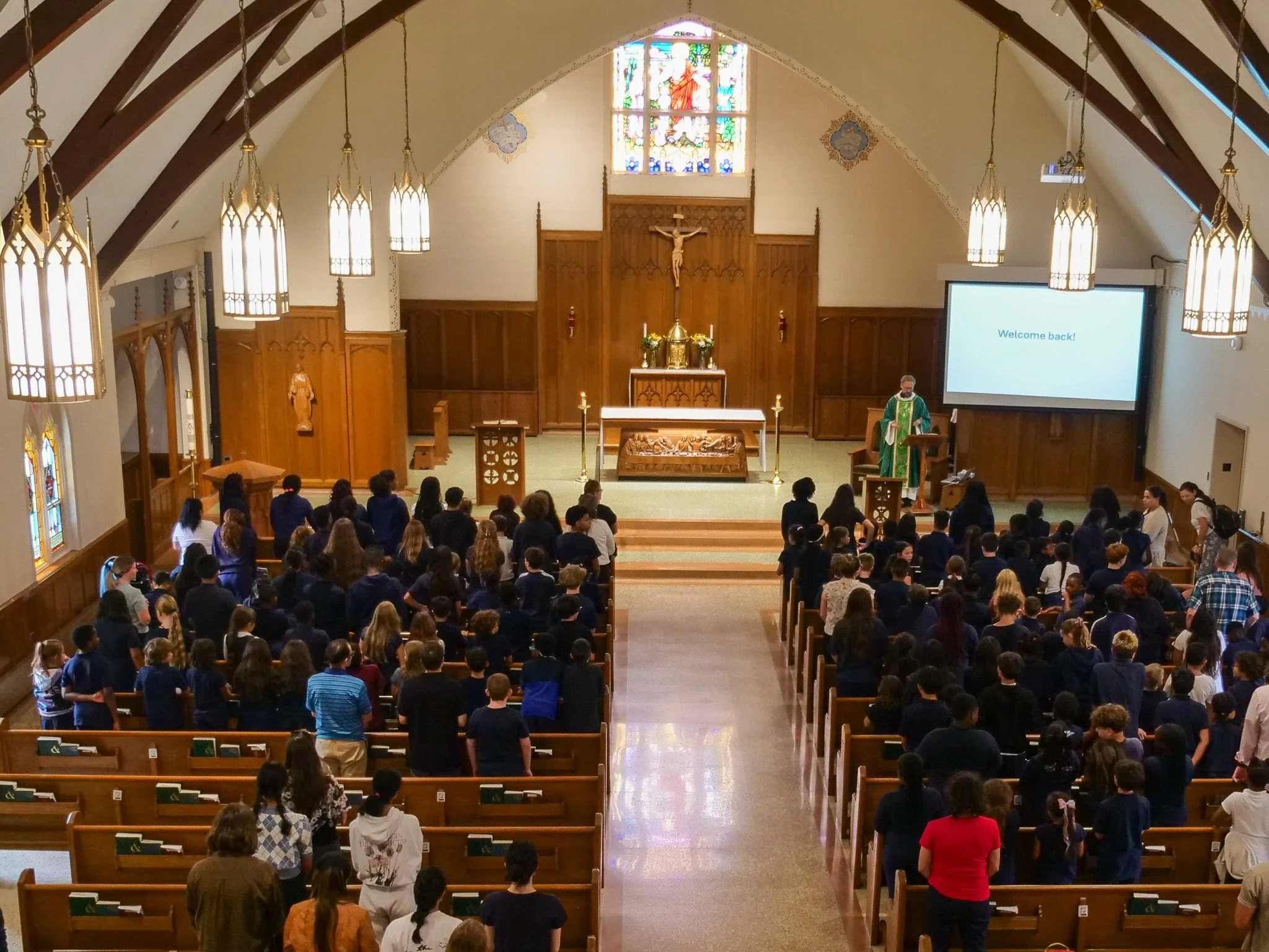 A Great Start to Our School Masses