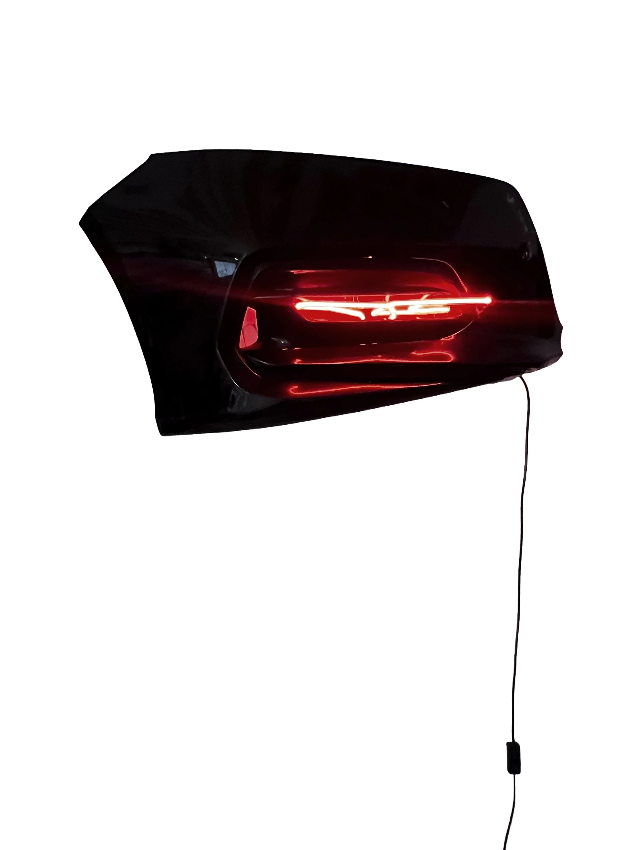 Discarnate. Neon, Mylar, and Polypropylene. 28%22w x 20%22h, 2025.jpeg