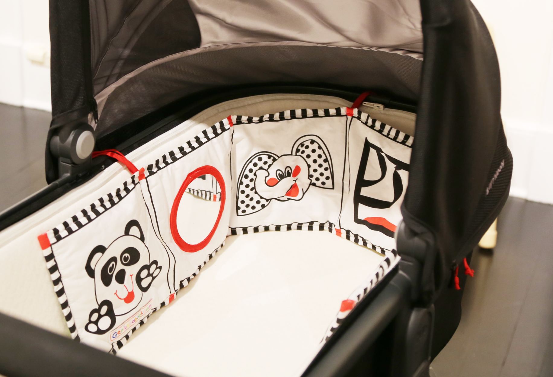 black white and red baby toys