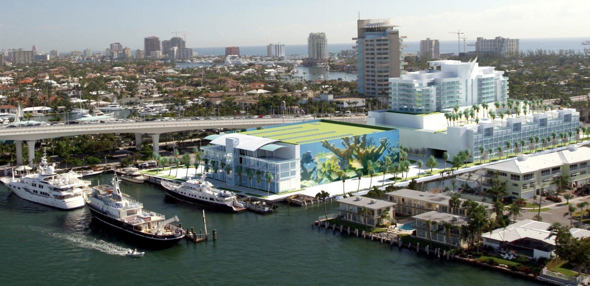 The  approved Sails plan by former ownership is a very dense, very traffic heavy site - which can be built today if a new concept is not developed. The plan includes a 350-key hotel, dry stack marina, and more than 40,000 SF of retail and office.