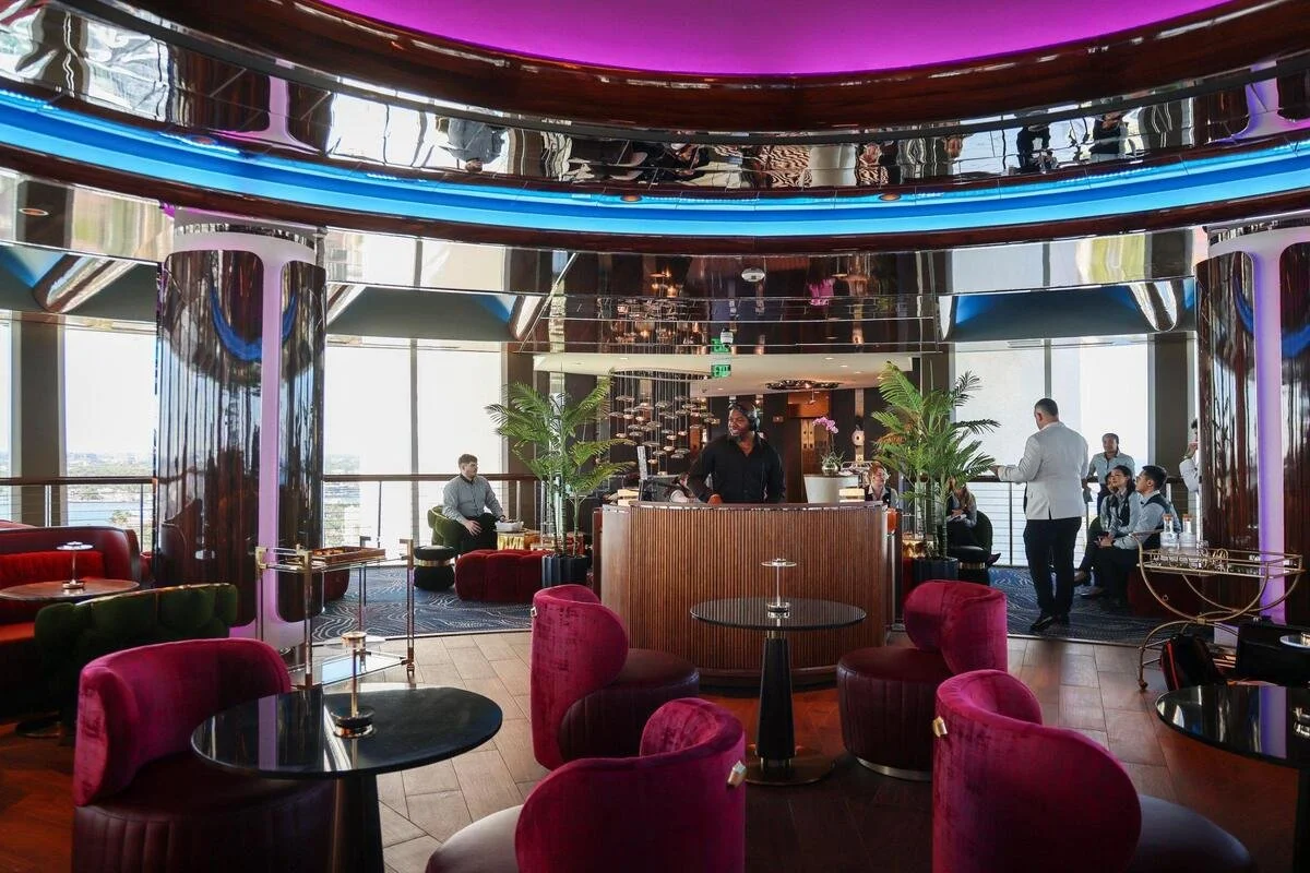 interior image with dj and guests
