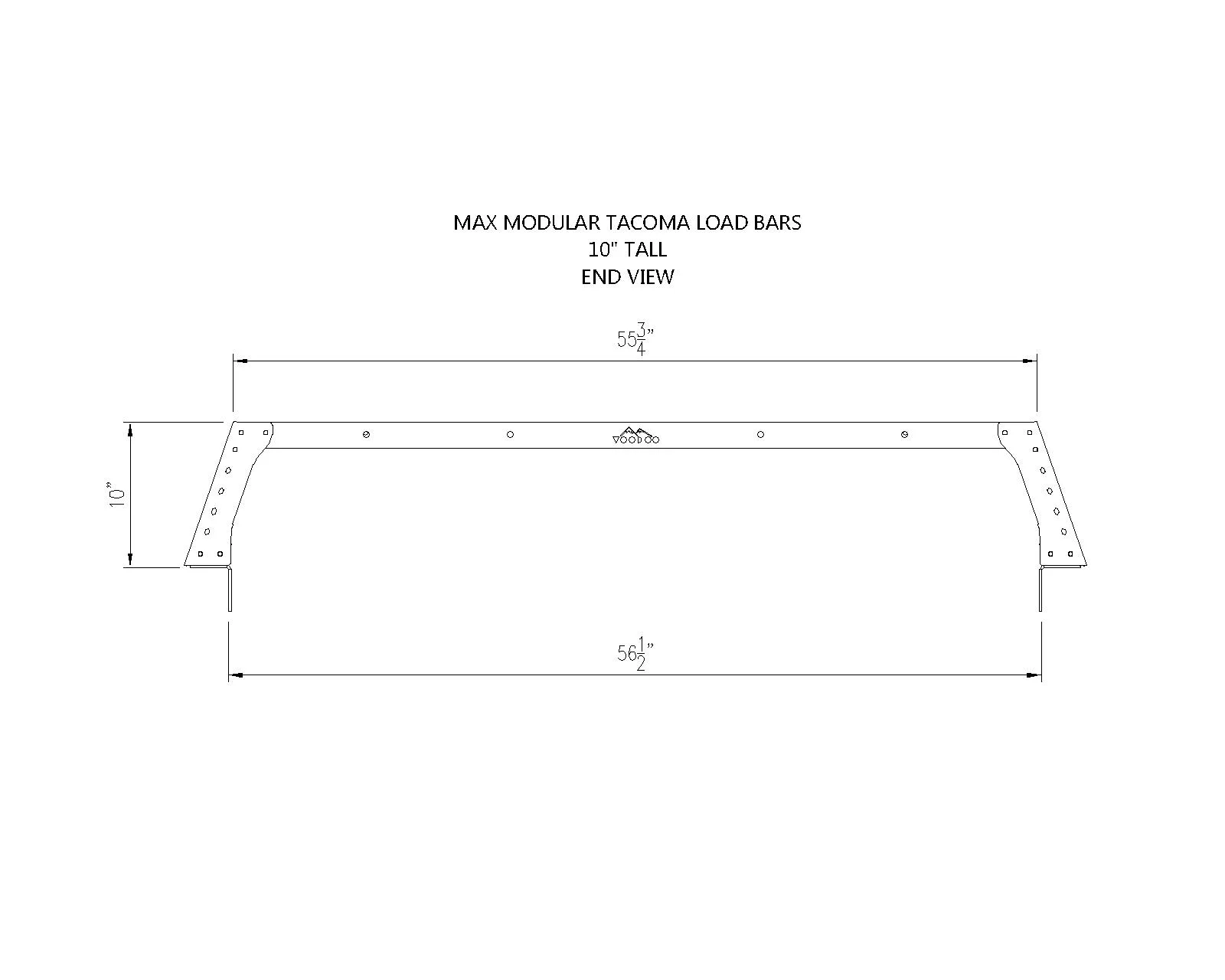 MAX MODULAR Tacoma Load Bar 10 inch End View.jpg