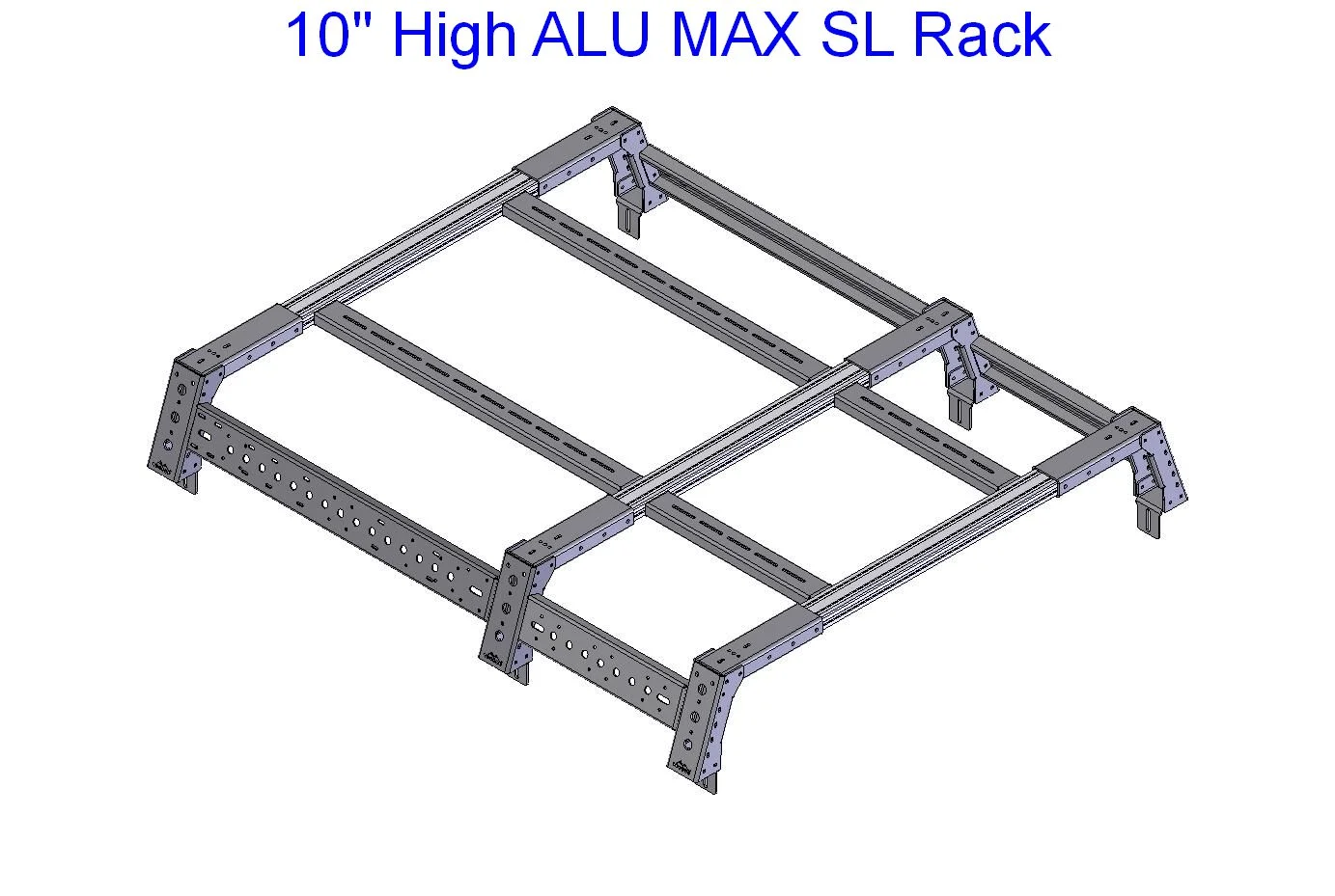 six leg max bed rack assembly, 70 inch long, 10 inch high (56.5 inch inside width) TEXT.jpg
