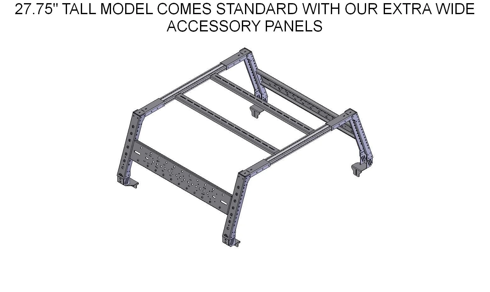 MAX Modular TOPPER MAX Aluminum Bed Rack for Softoppers, Fits Ford F ...