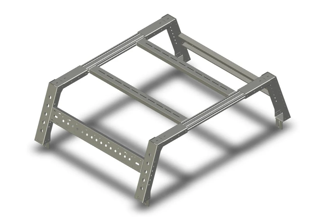 MAX Modular STEEL MAX 18" High Tonneau Compatible Bed Rack, Fits Ford Maverick