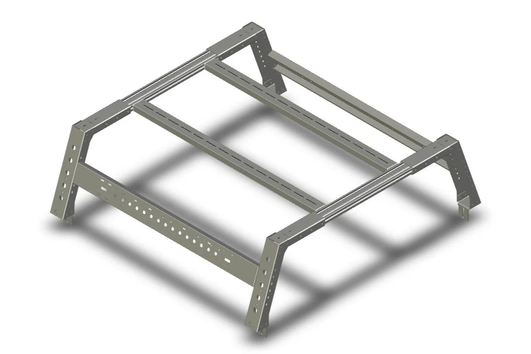 MAX Modular STEEL MAX 18" High Tonneau Compatible Bed Rack, Fits RAM 2500