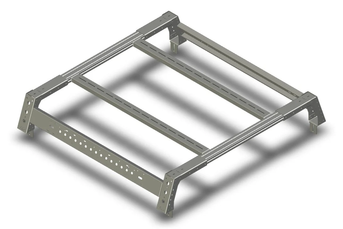 MAX Modular STEEL MAX 10" High Tonneau Compatible Bed Rack, Fits Nissan Titan