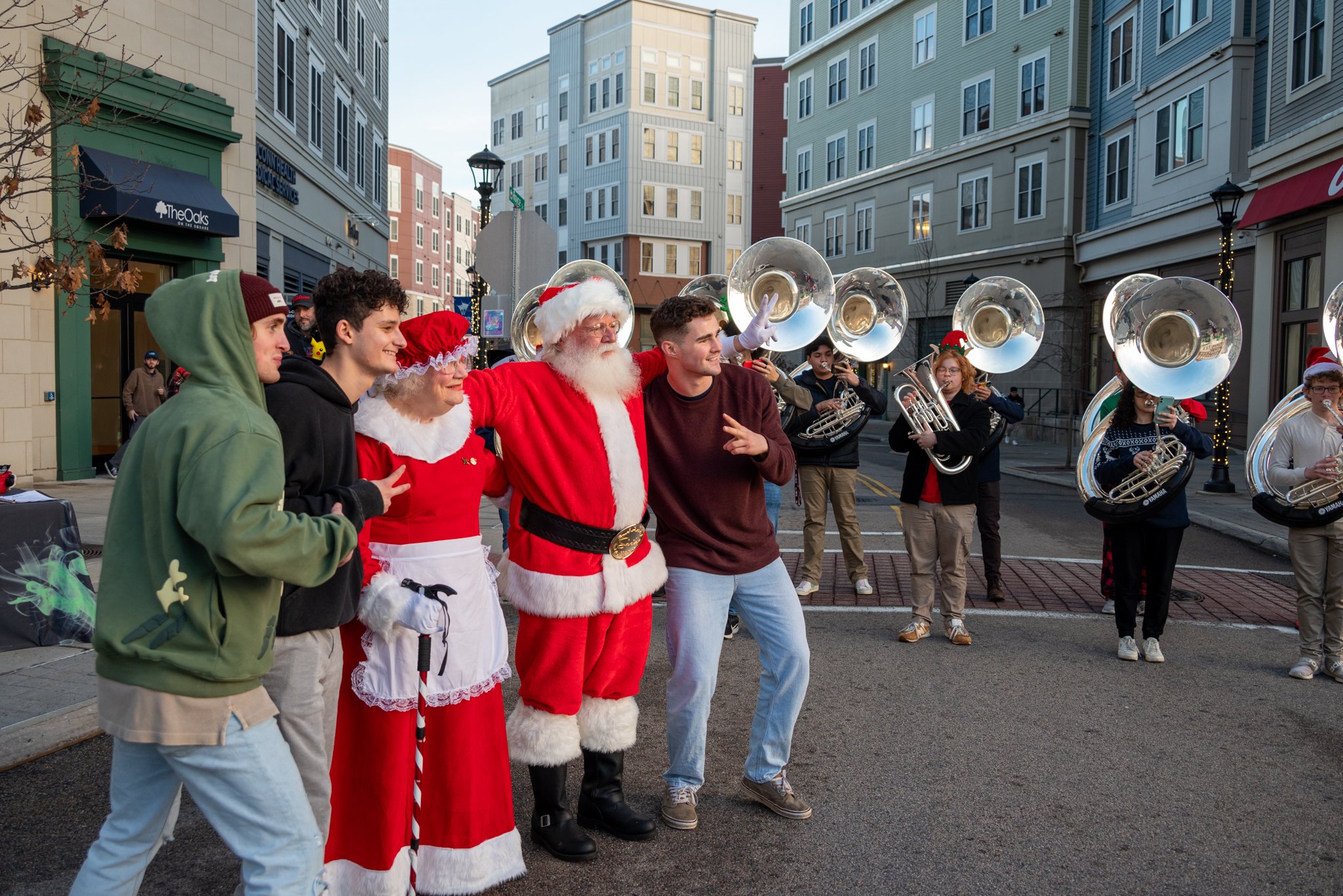 Everyone loves Santa (and tubas)!