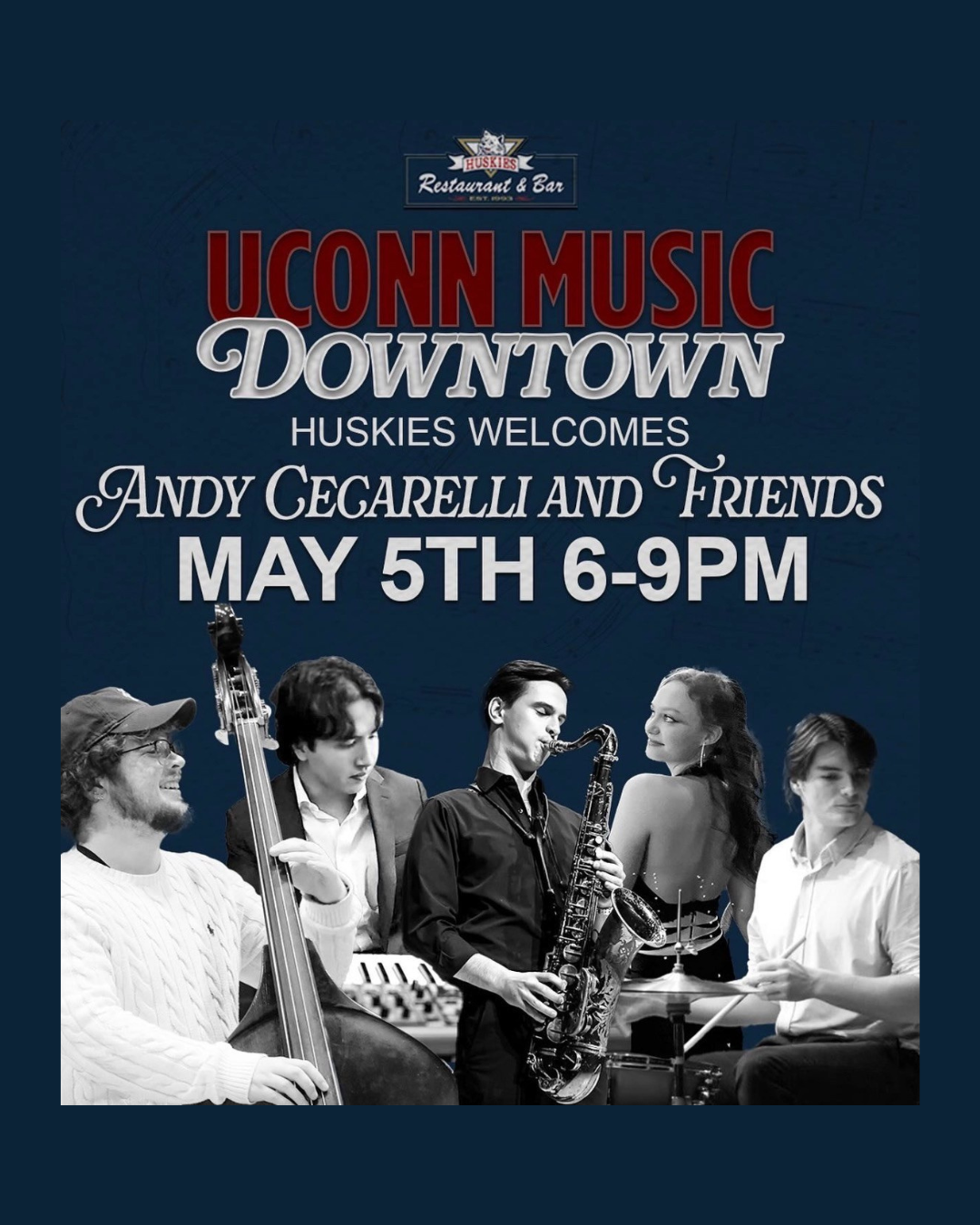 Live at Huskies: Andy Cecarrli and Friends