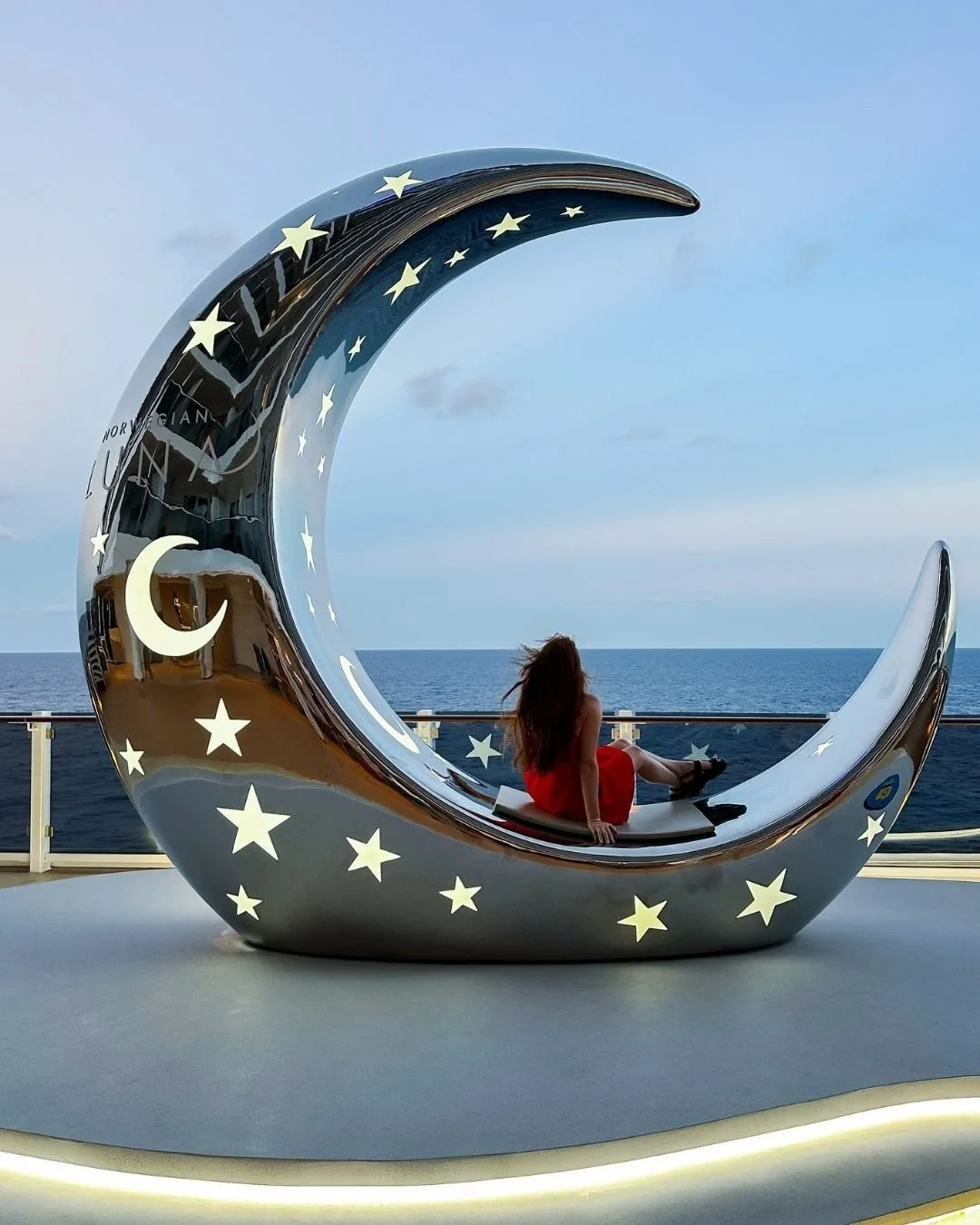 Say hello to the new Norwegian Luna. 🌙 With a celestial energy and luxurious design, this ship is perfect for the multi-generational family looking to cruise differently. 🛳️

This ship features:
&bull; Fresh entertainment including the new show, &l