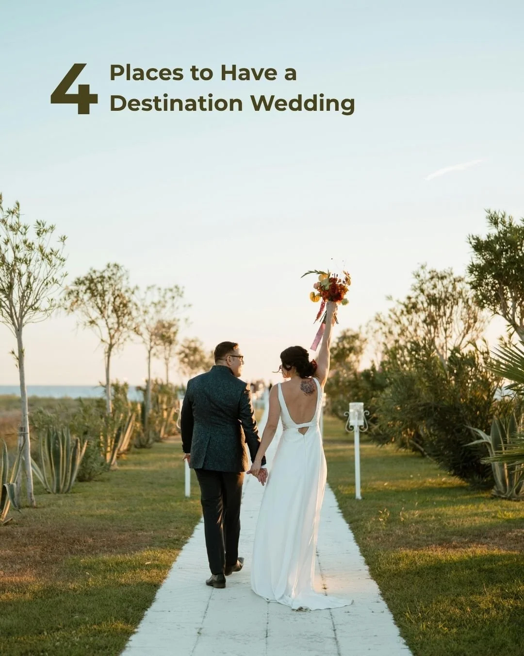 Here are 4 destination wedding locations you could consider for your special day. Want more ideas? DM me to connect! 💍 #TravelAdvisor