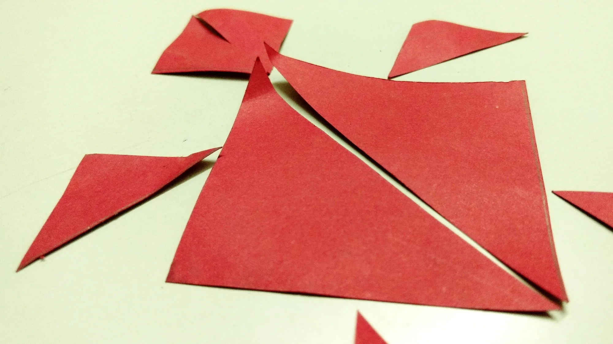 First prototype of Tangram turtle.