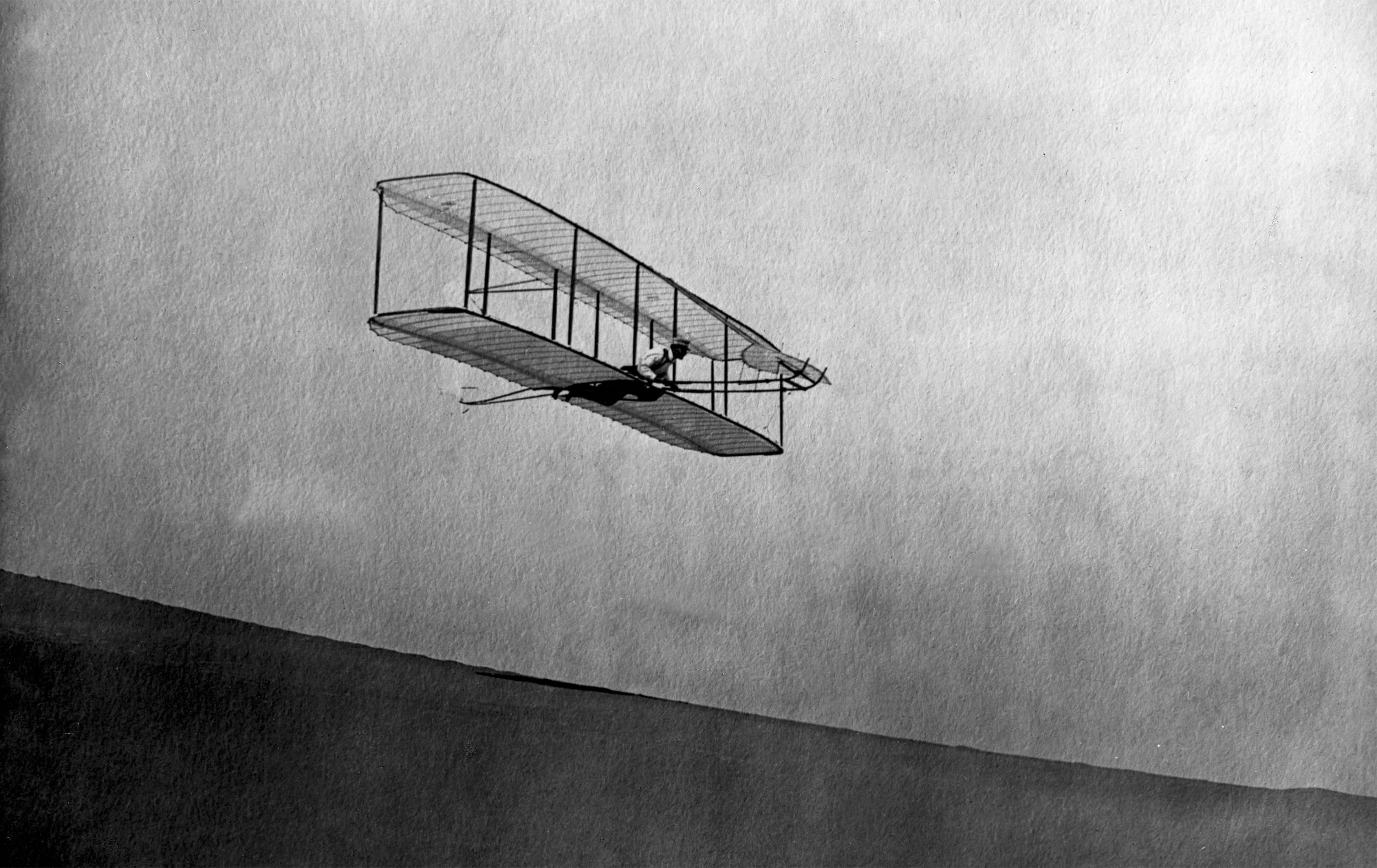 Wright brothers take flight