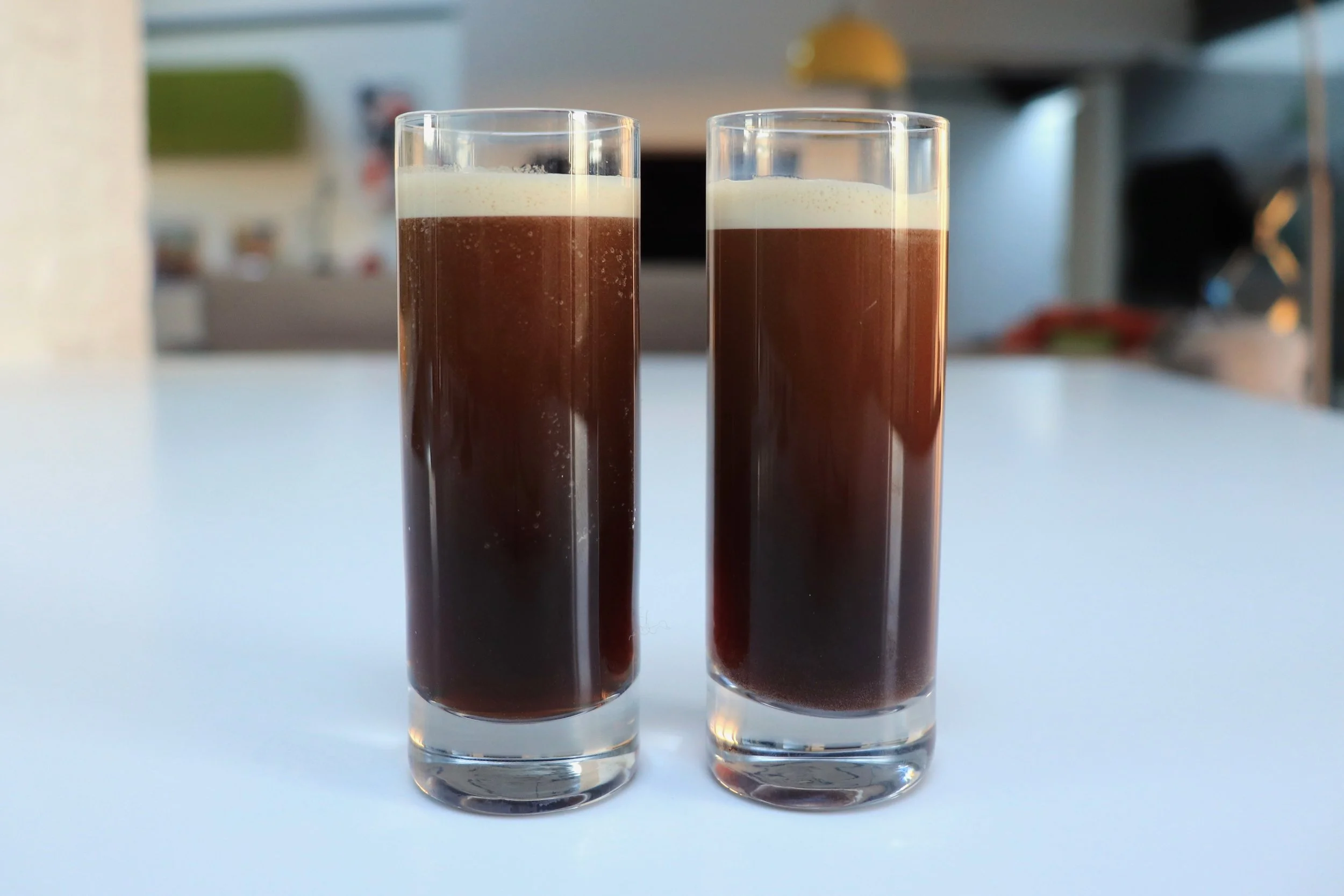Nitro coffee made with cold brew