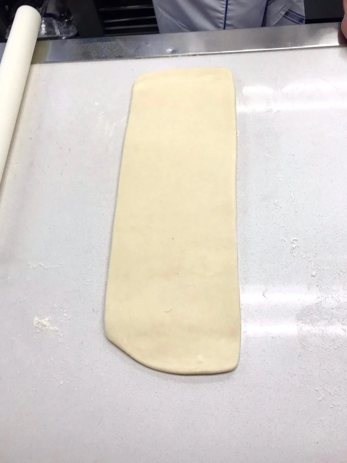 Roll after inclusion of butter
