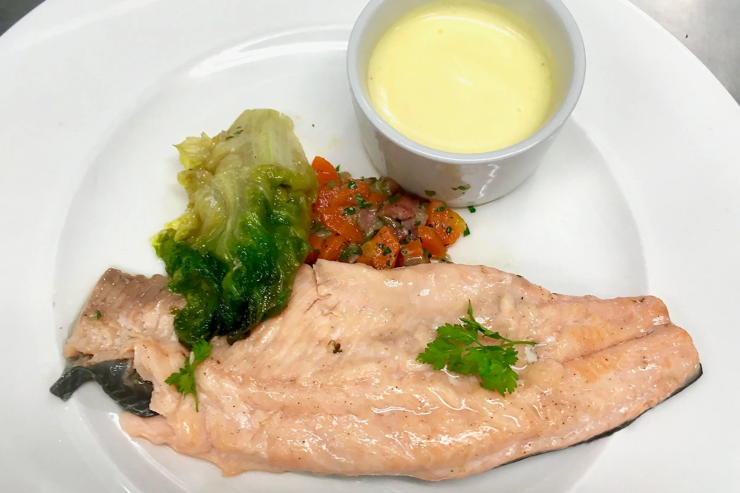 My trout after tasting