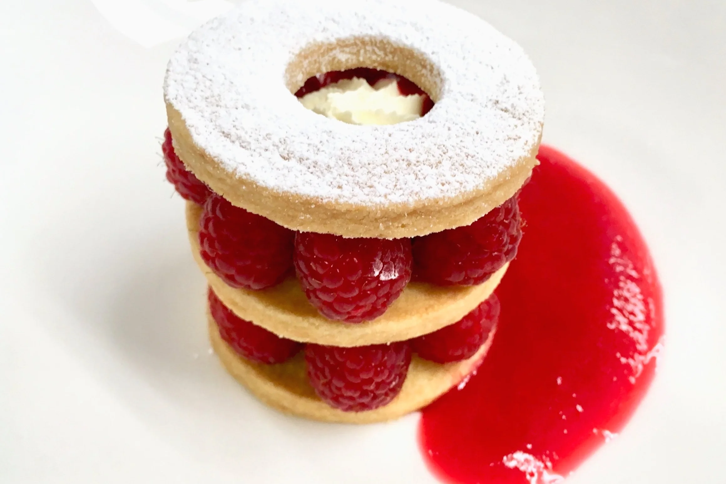 Seasonal fruit shortbread
