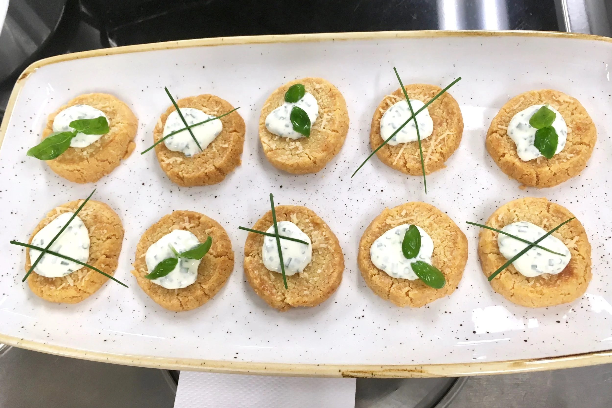 Parmesan sablé biscuits