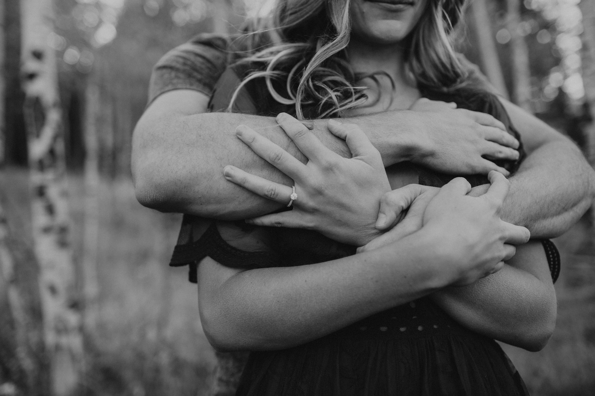 Spencer & Rhiann, Engaged at Wellington Lake, Bailey, Colorado