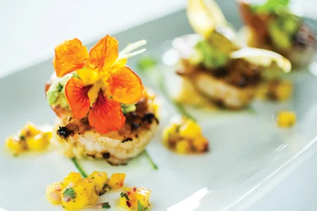 Coral Reef Club Barbados Shrimp Dish