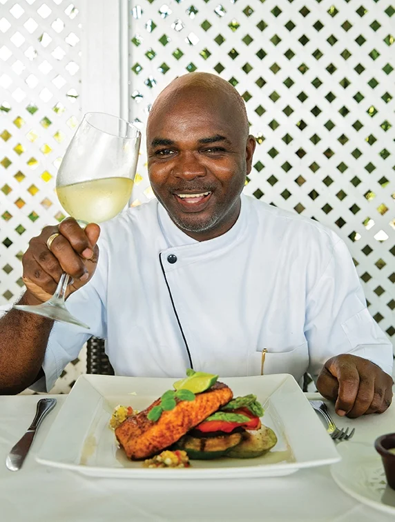 Chef Pedro Newton of Champers Wine Bar & Restaurant