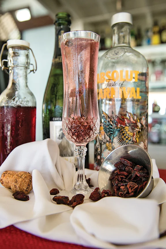 The Karnival Lava Lamp Cocktail Recipe - Tapas Barbados