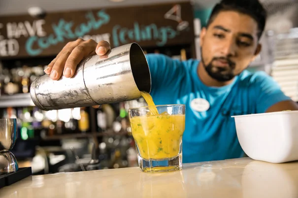 The Mango Chow Cocktail - Cocktail Kitchen Barbados