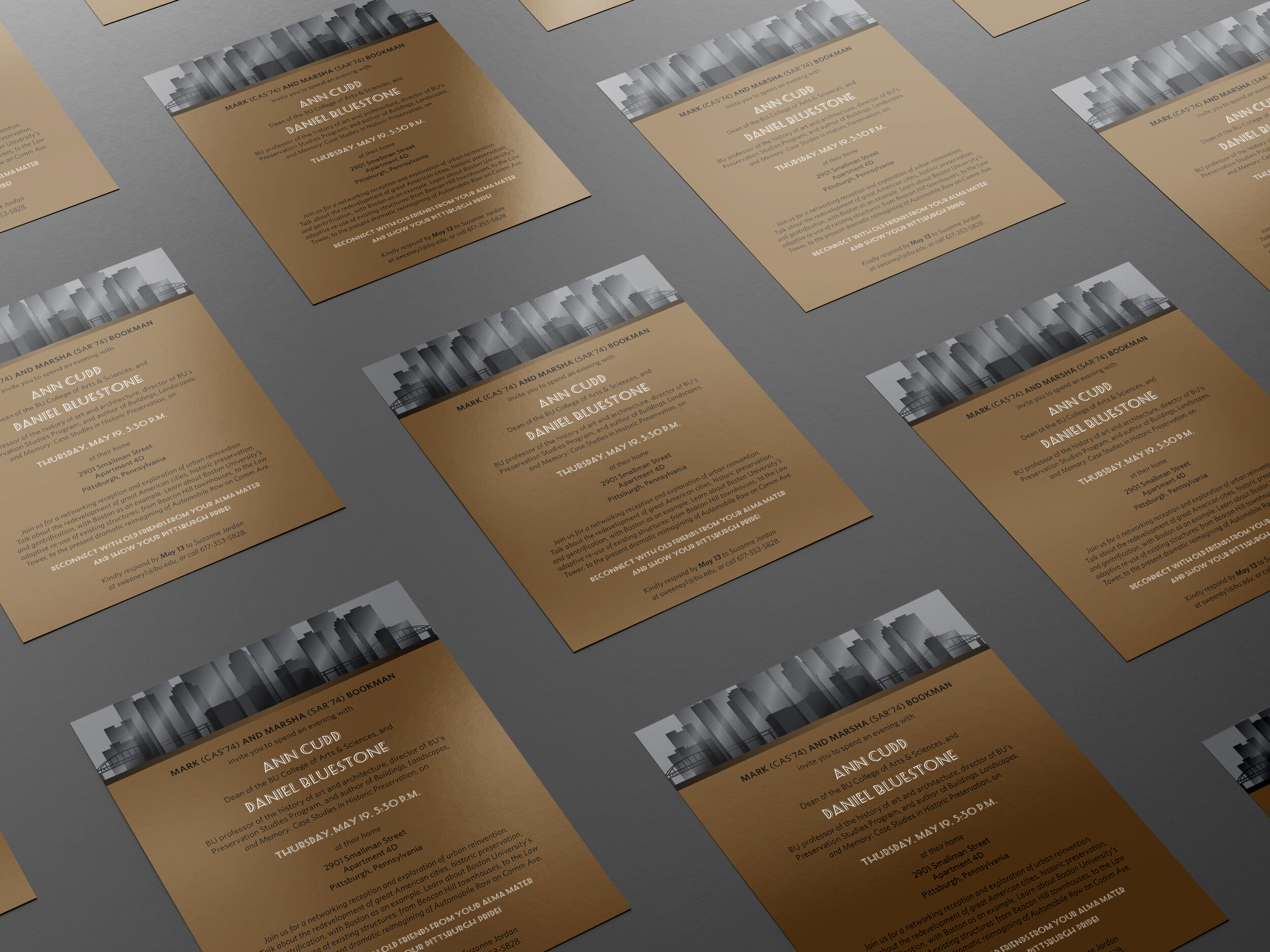 Download Pittsburg Event Invitation Jiani Liu Design