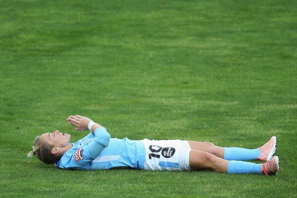 Welsh International Jess Fishlock plays for Manchester City