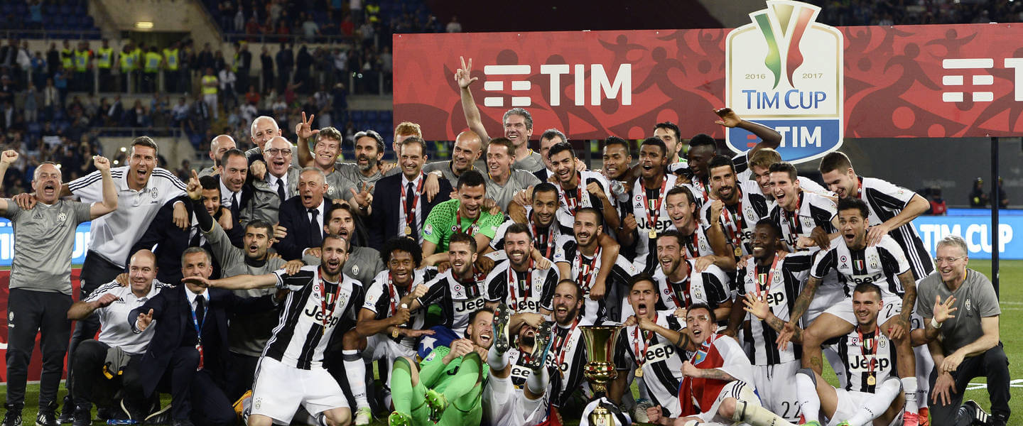 Juventus FC are victorious over AC Milan in Coppa Italia Final