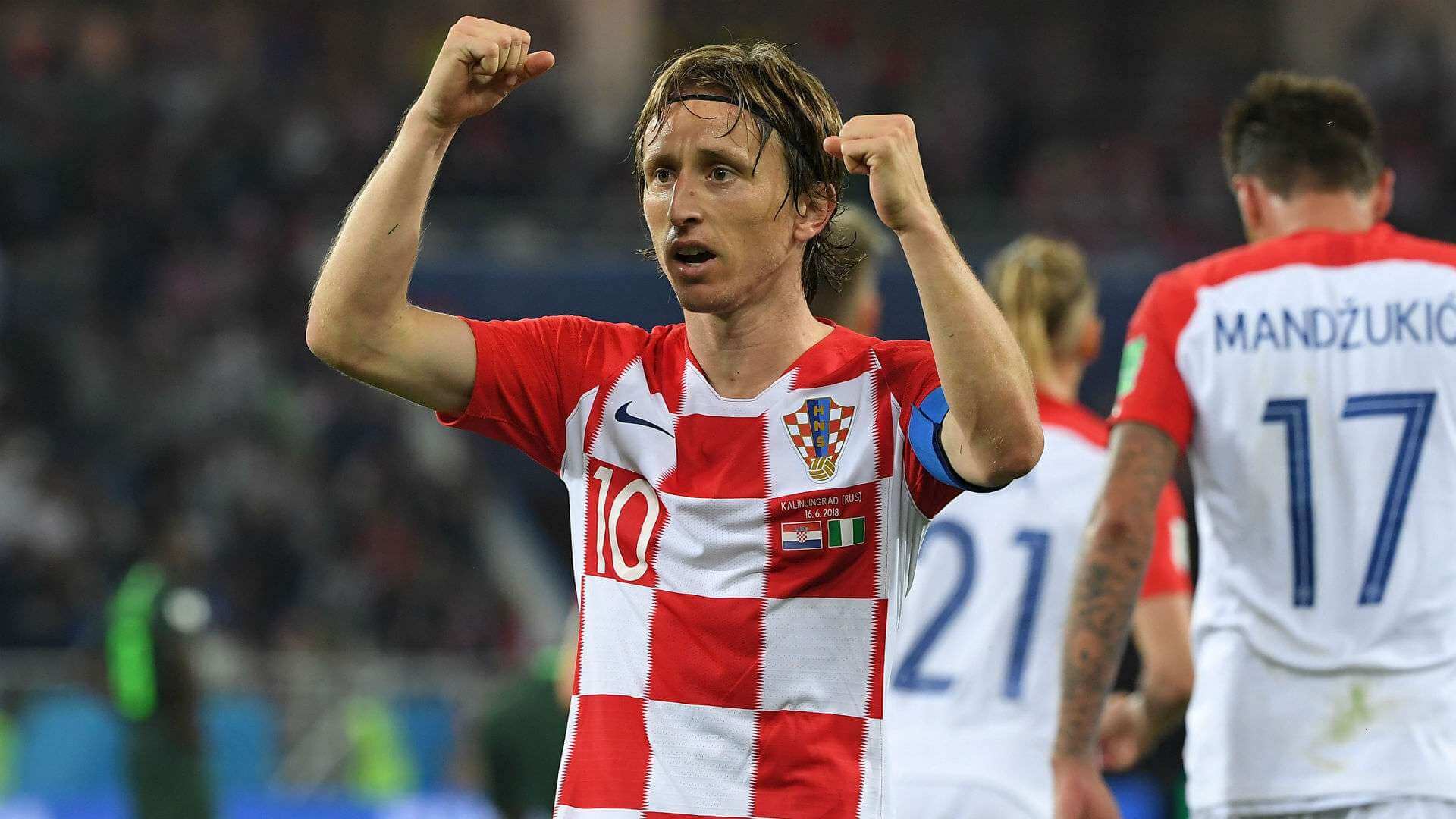 Nigeria loses to Croatia in their World Cup 2018 Group D opener in Kaliningrad, Russia.