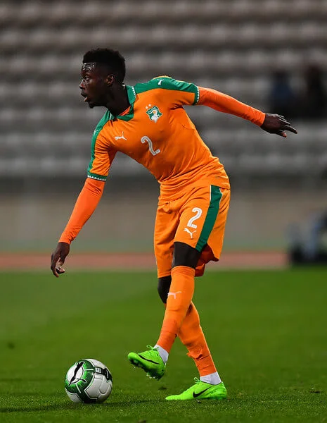 Nicolas Pepe of the Ivory Coast controls the ball during the International Friendly match between the Ivory Coast and Senegal at the Stade Charlety on March 27, 2017 in Paris, France. (March 26, 2017 - Source: Dan Mullan/Getty Images Europe)
