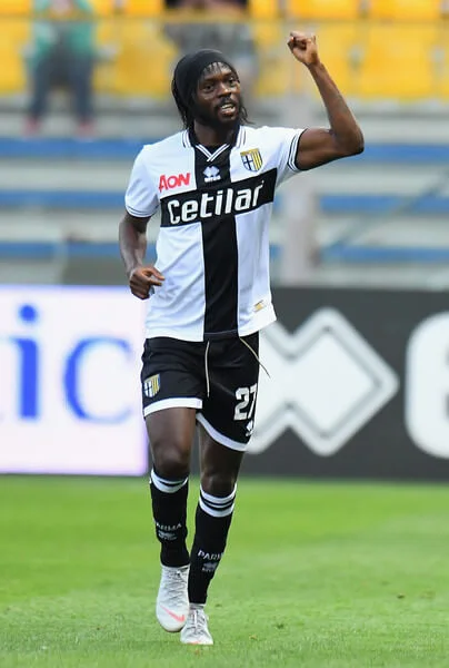 Gervinho of Parma Calcio celebrates after scoring the opening goal during the Serie A match between Parma Calcio and Empoli at Stadio Ennio Tardini on September 30, 2018 in Parma, Italy. (Sept. 29, 2018 - Source: Alessandro Sabattini/Getty Images Europe)