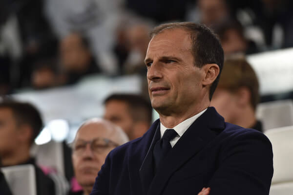 Head coach Massimiliano Allegri of Juventus looks on during the UEFA Champions League Round of 16 Second Leg match between Juventus and Club de Atletico Madrid at Allianz Stadium on March 12, 2019 in Turin, Italy. (March 11, 2019 - Source: Getty Images Europe)
