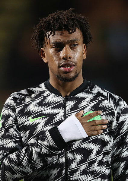 Alexander Iwobi of Nigeria pictured ahead of the International Friendly match between Nigeria and Serbia at The Hive on March 27, 2018 in Barnet, England. (March 26, 2018 - Source: Matthew Lewis/Getty Images Europe)