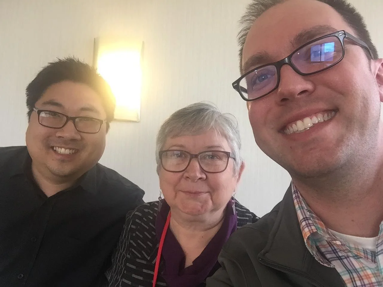 Zack Stachowski, Carol Browning, and Matt Reichert
