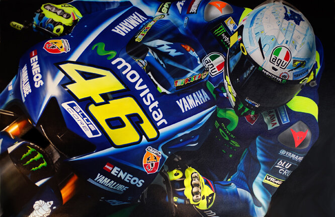 MotoGP Artwork Paintings — Steve Nunez