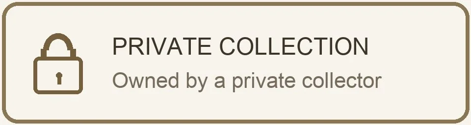 Private collection label with a lock icon and text indicating the collection is owned by a private collector.