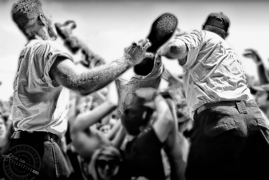 Crowd surfer.
