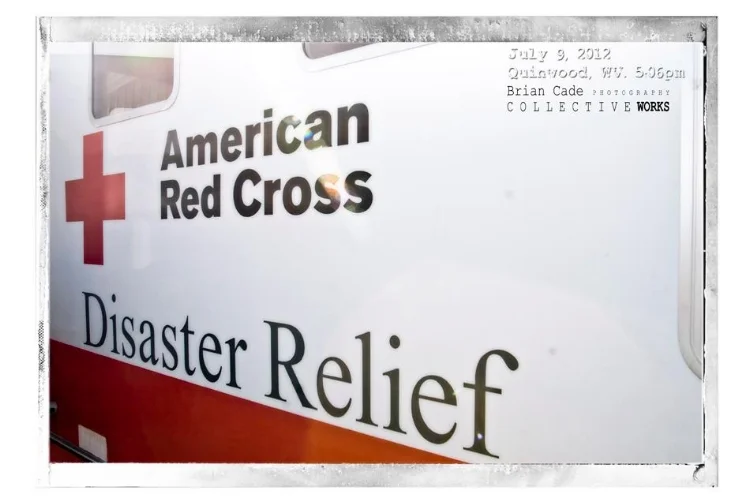 The Red Cross was a welcomed site to many of the residents of West Virginia that were effected by the storm..