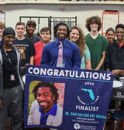 Florida Department of Education Names Hillsborough County Educator Dr. Dakeyan Graham Teacher of the Year Finalist