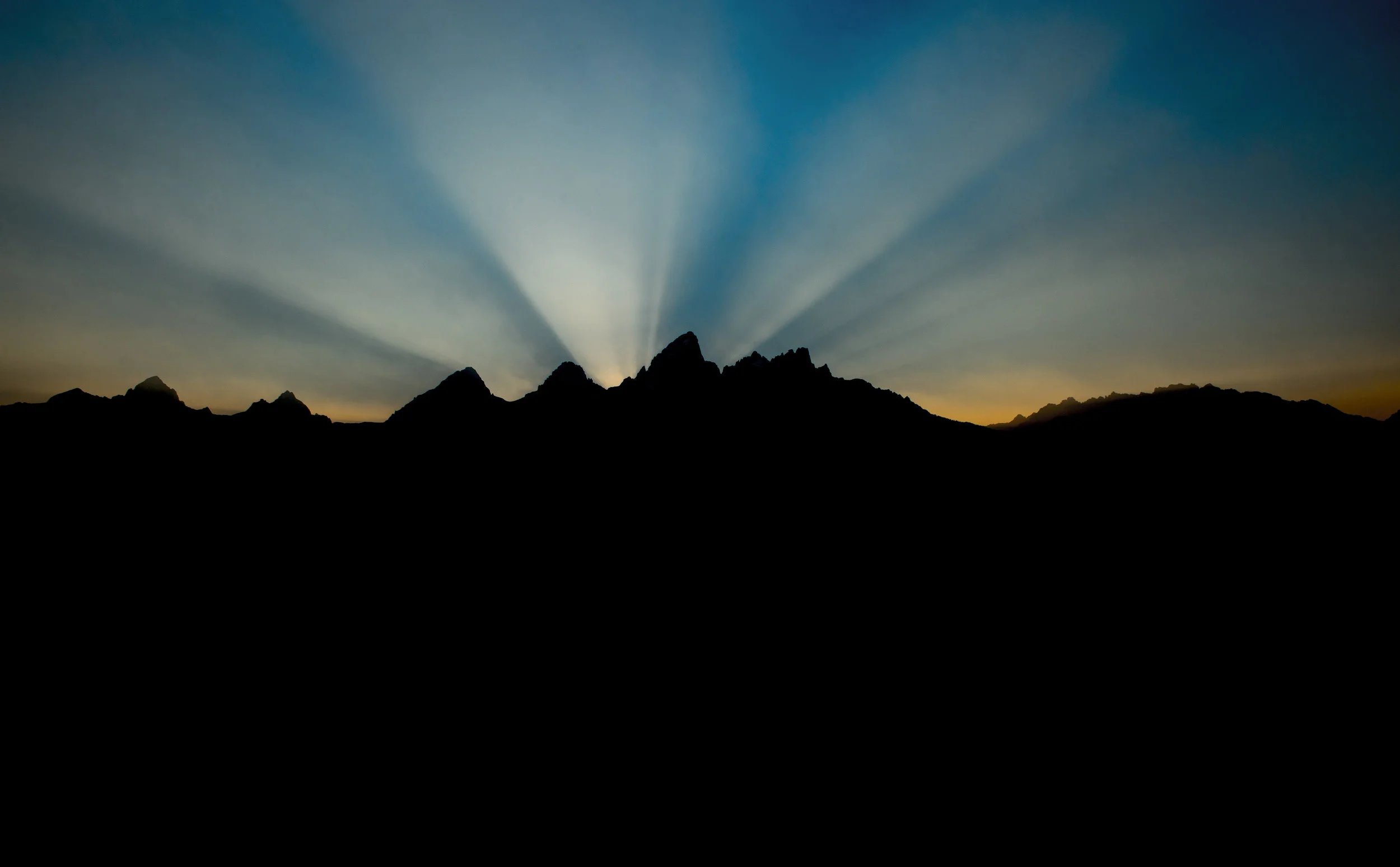 Teton Light Beams