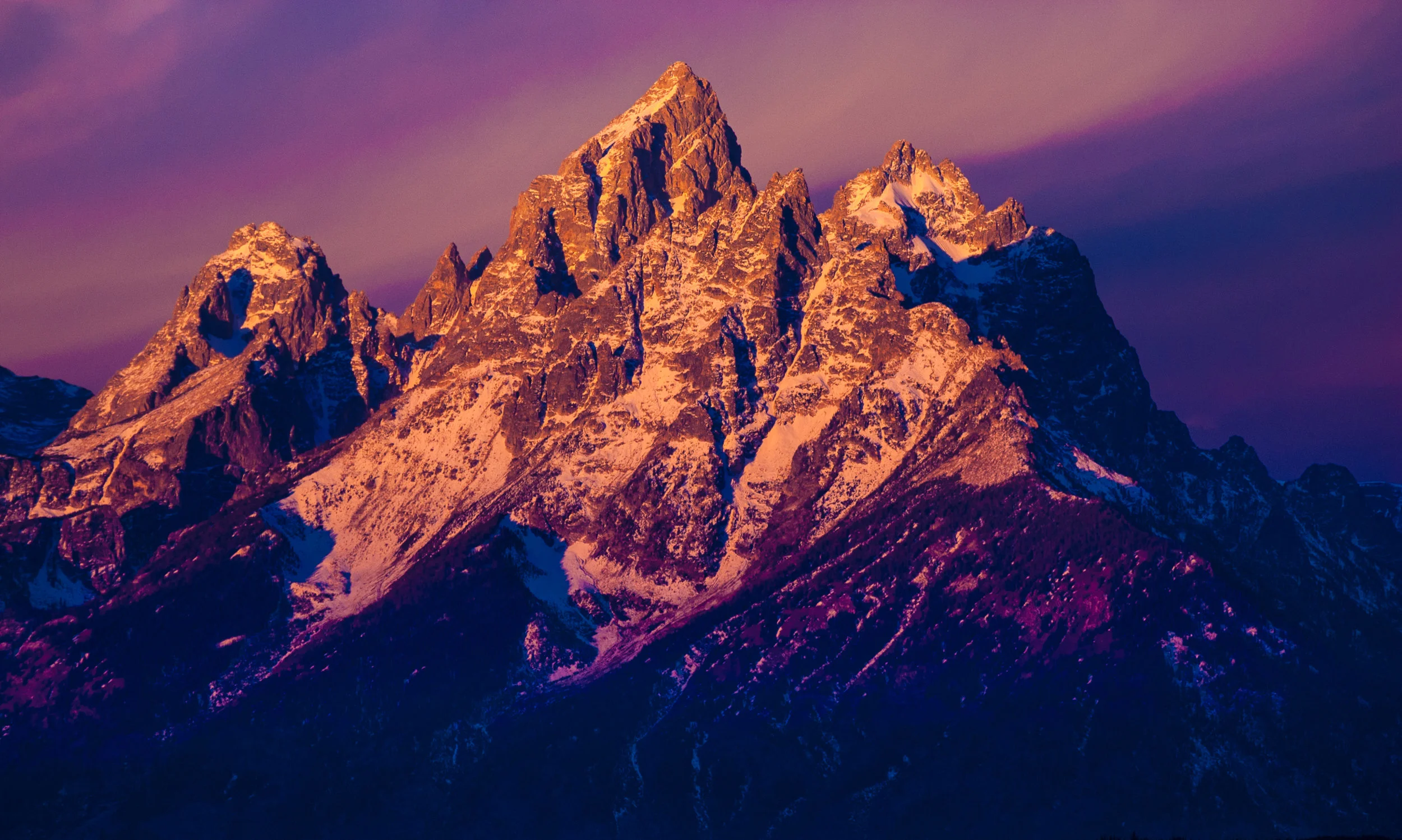 Peaks At Sunrise
