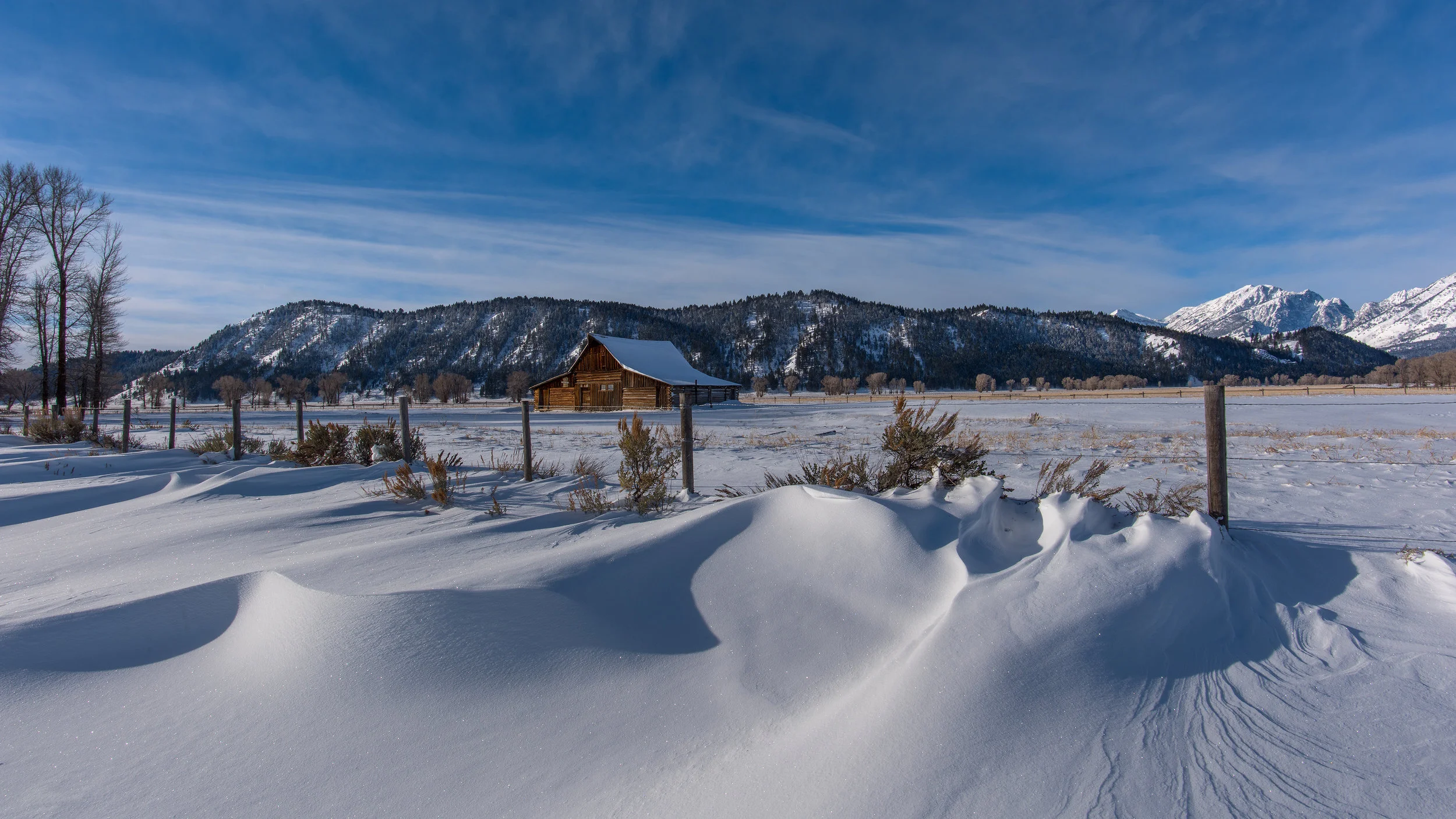 Moulton Barn Snow Drifts